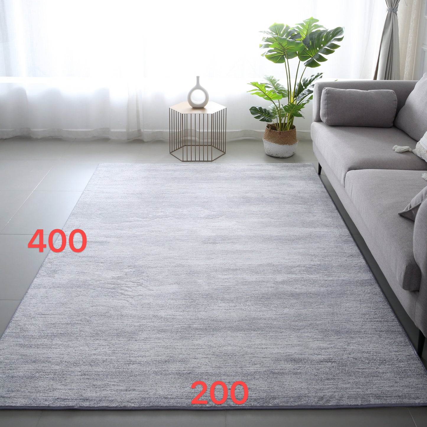 4m Extra Large 400 x 200 Luxury Plush Comfort Carpet Rug