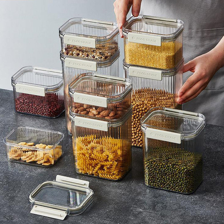 460mL Airtight Food Storage Container Leakproof Stackable Kitchen Organizer