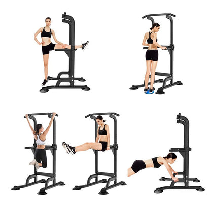 Adjustable Power Tower Pull Up Dip Station Home Gym Workout