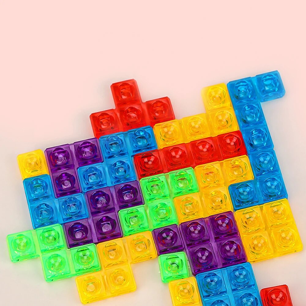 3D Tetris Puzzle Board Game Toy Set for Kids and Adults