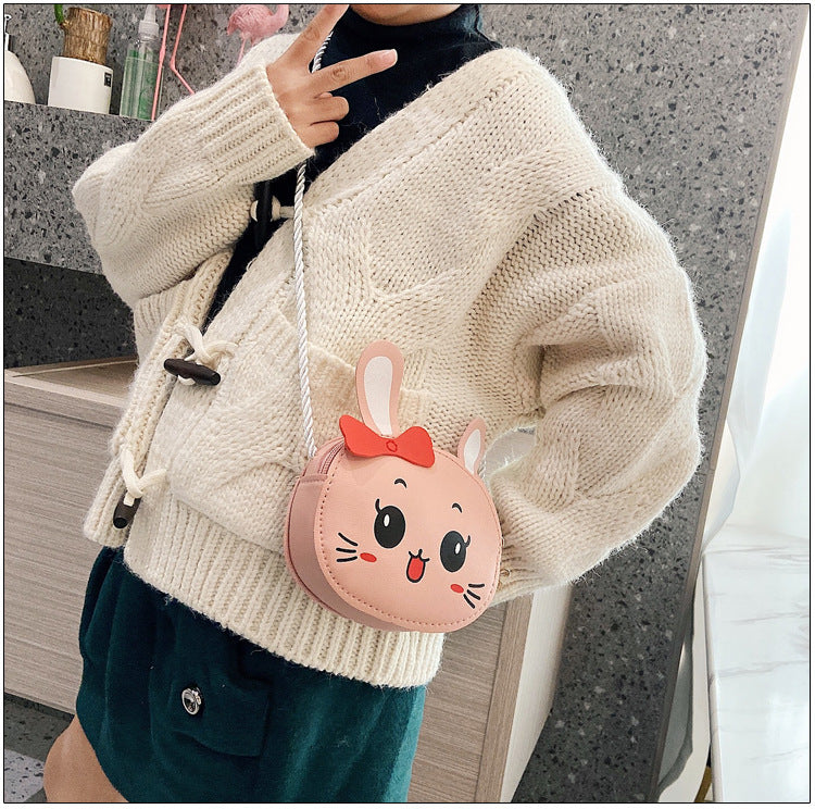 Adorable Girls Cute Bunny Rabbit Crossbody Bag for Kids