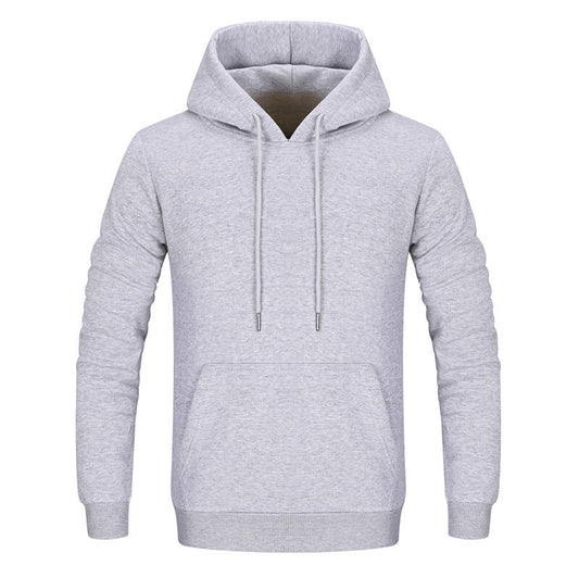 Cozy Hooded Pullover Jumper Sweater Grey