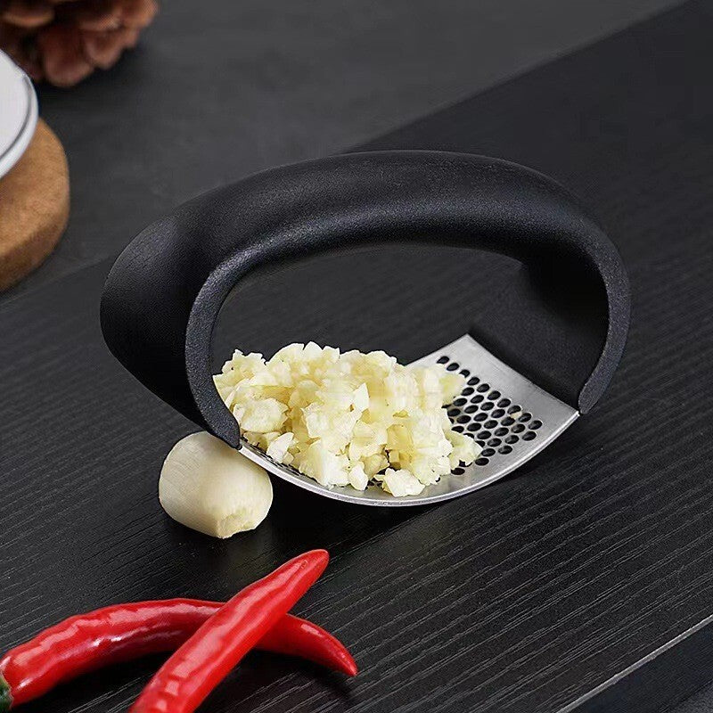 Premium Stainless Steel Garlic Press Rocker Easy-to-Use Mincer Tool