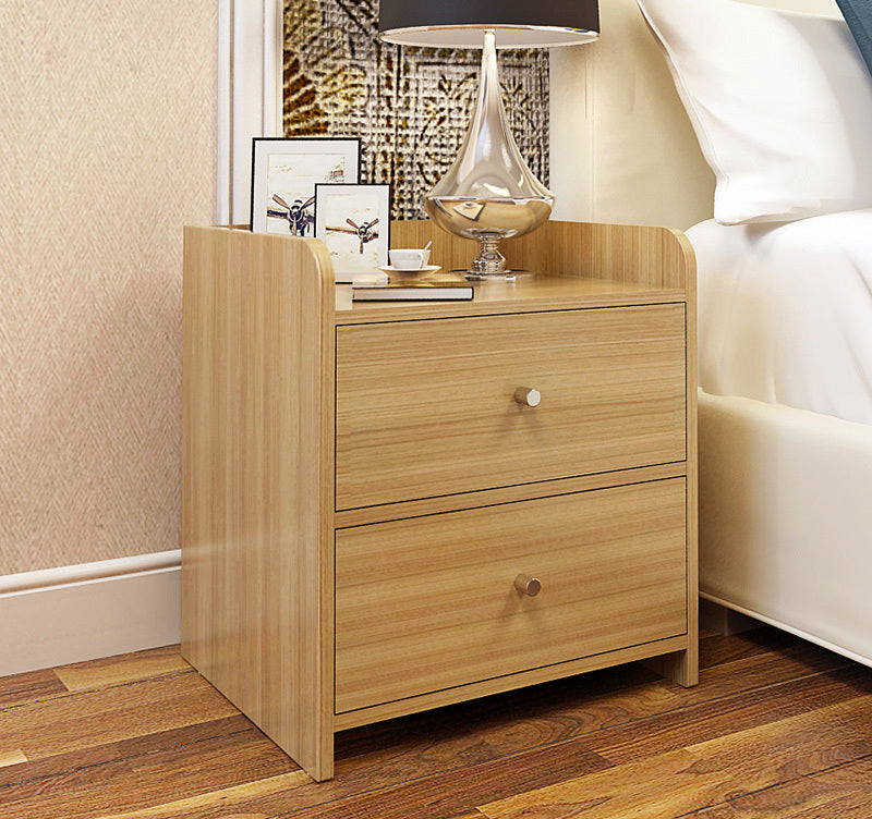 2 Pack Oak Bedside Table Chest of Drawers Stylish Bedroom Furniture