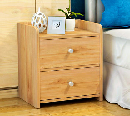 2 Pack Oak Bedside Table Chest of Drawers Stylish Bedroom Furniture