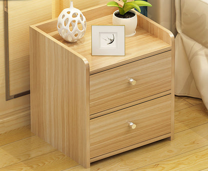 2 Pack Oak Bedside Table Chest of Drawers Stylish Bedroom Furniture