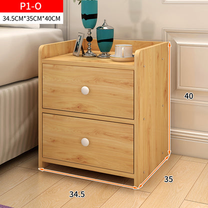 2 Pack Oak Bedside Table Chest of Drawers Stylish Bedroom Furniture