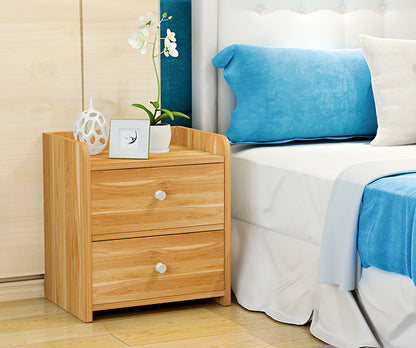 2 Pack Oak Bedside Table Chest of Drawers Stylish Bedroom Furniture