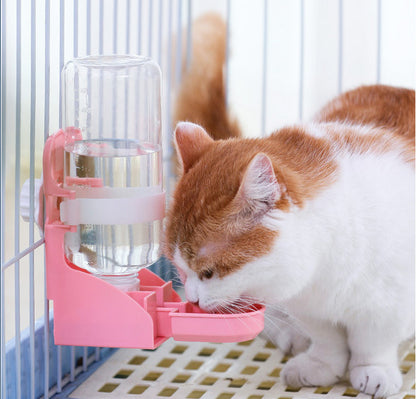 Automatic Pet Water Dispenser Station for Cats and Dogs Pink