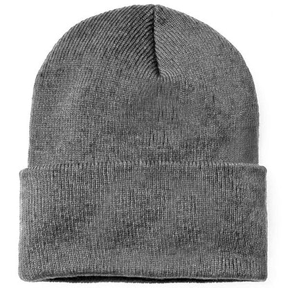 Cozy Warm Knit Beanie for Men and Women Grey