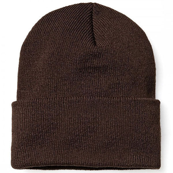 Cozy Warm Knit Unisex Beanie for Men and Women Brown