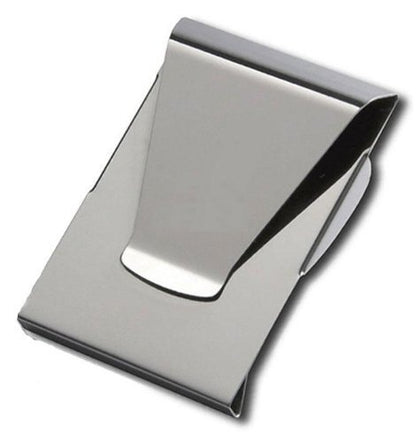 Sleek Stainless Steel Money Clip Card Holder