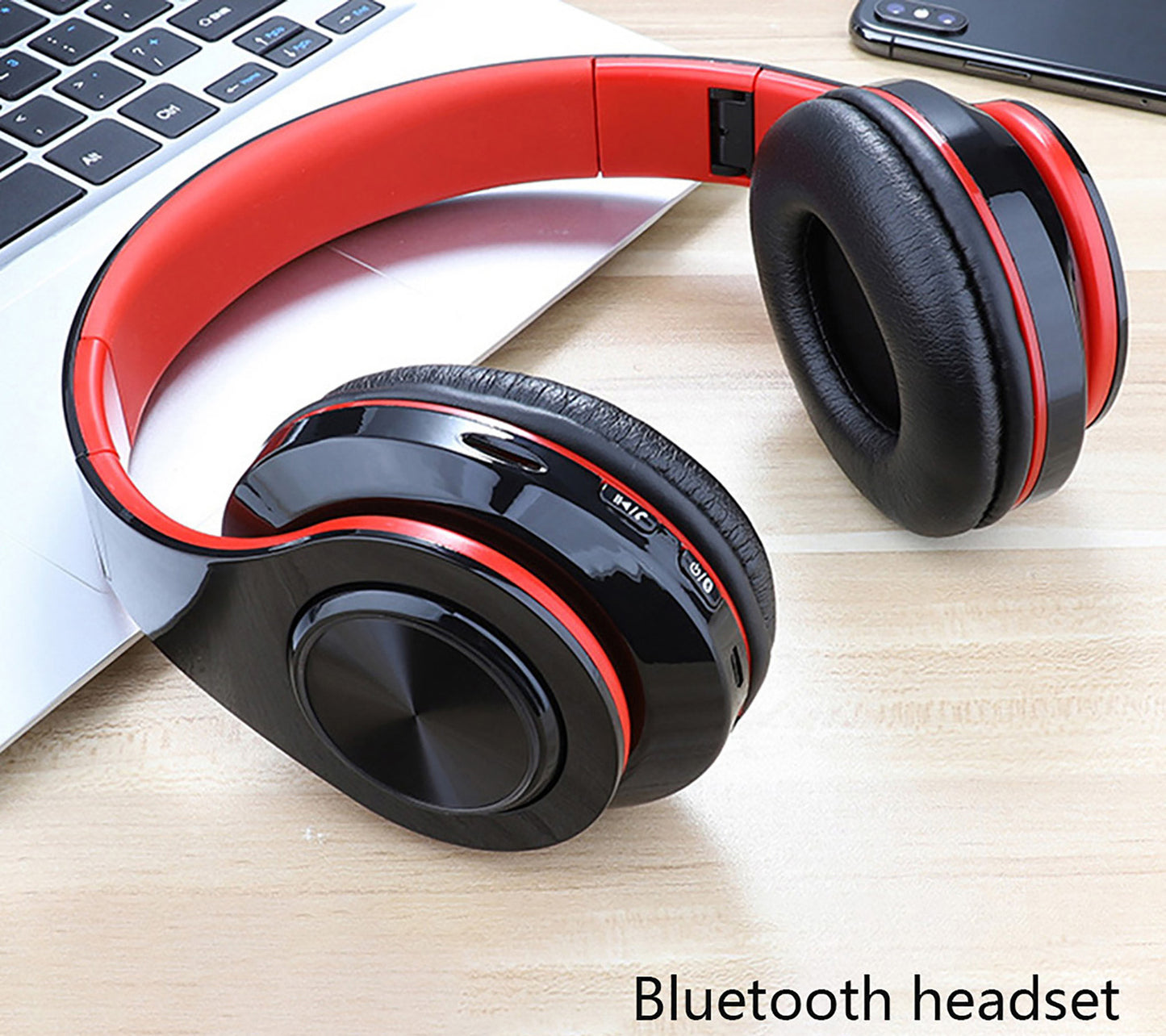 Wireless RGB Bluetooth Headphones Stereo Sound Quality