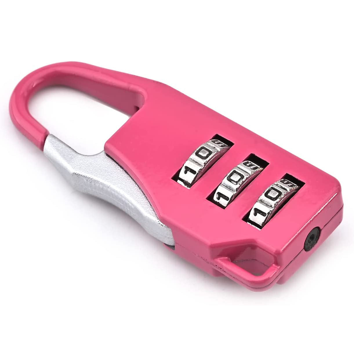 Secure Combination Lock for Bags Suitcases and Lockers Pink