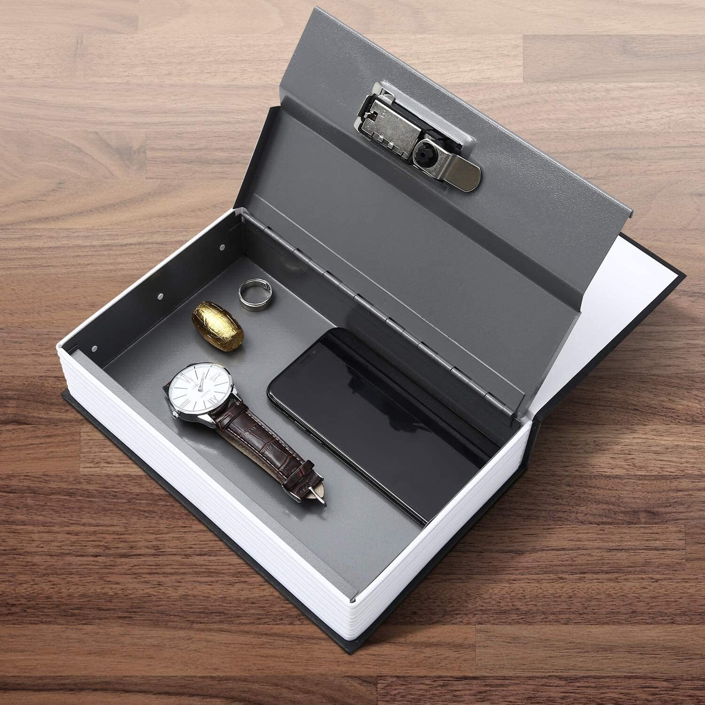 Secret Dictionary Book Safe with Combination Lock for Home Security