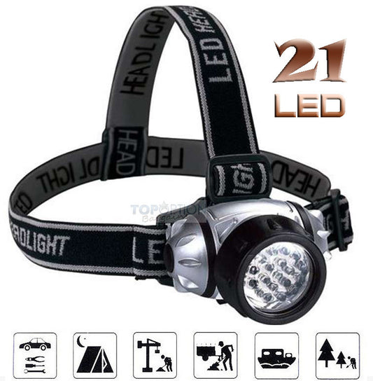 Bright 21 LED Headlight Lamp for Nighttime Adventures