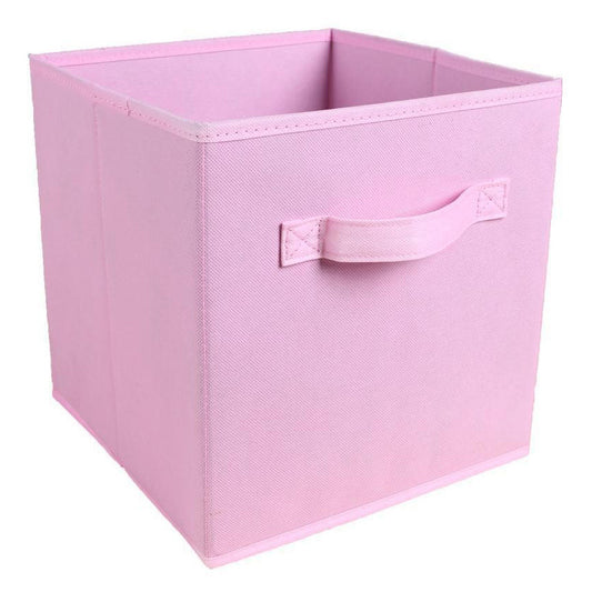 Collapsible Foldable Storage Cube Organizer Pink