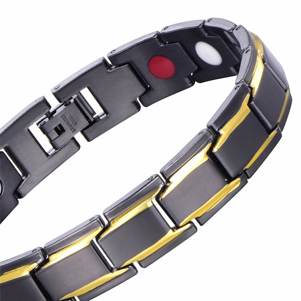 Titanium Bio Magnetic Negative Ion Health Bracelet