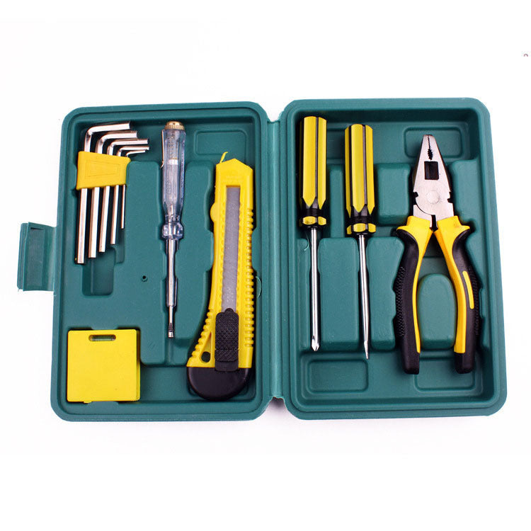 2 Pack Portable Multi-Purpose Household Tool Kits 12PCS Essential Set