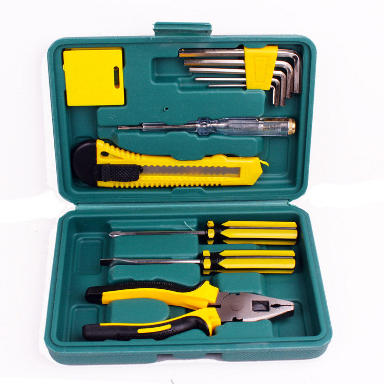 2 Pack Portable Multi-Purpose Household Tool Kits 12PCS Essential Set