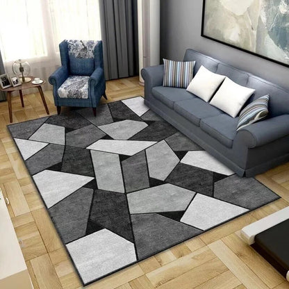 Large 230 x 160 Luxury Plush Comfort Rock Rug Carpet Mat