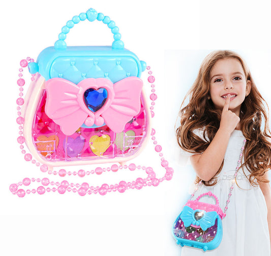 Princess Makeup Play Set Bag with Chain for Girls