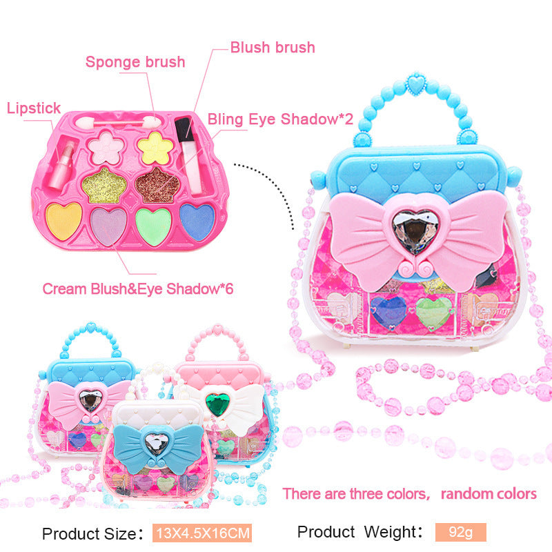 Princess Makeup Play Set Bag with Chain for Girls