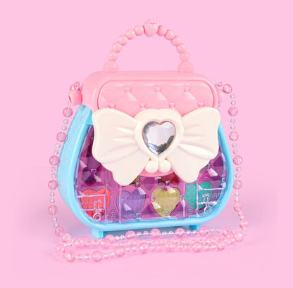 Princess Makeup Play Set Bag with Chain for Girls