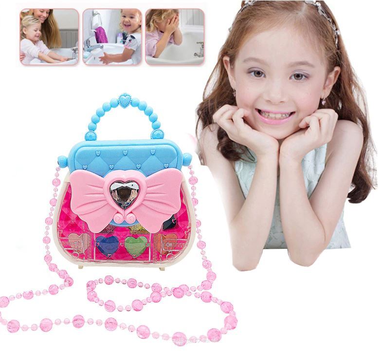 Princess Makeup Play Set Bag with Chain for Girls