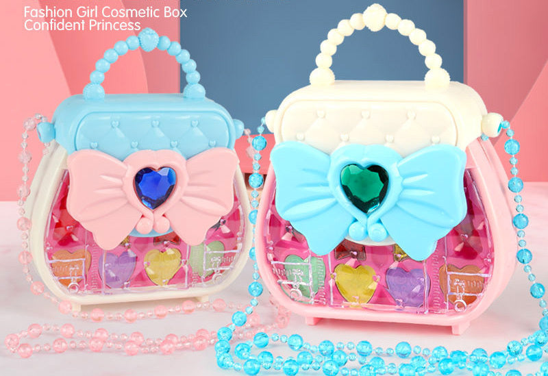 Princess Makeup Play Set Bag with Chain for Girls