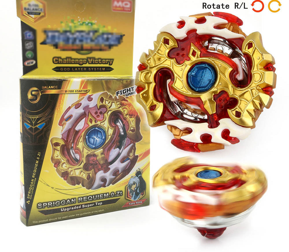 Ultimate Metal Blade Burst Battle Gyro Spinning Top with Two-Way Launcher Set