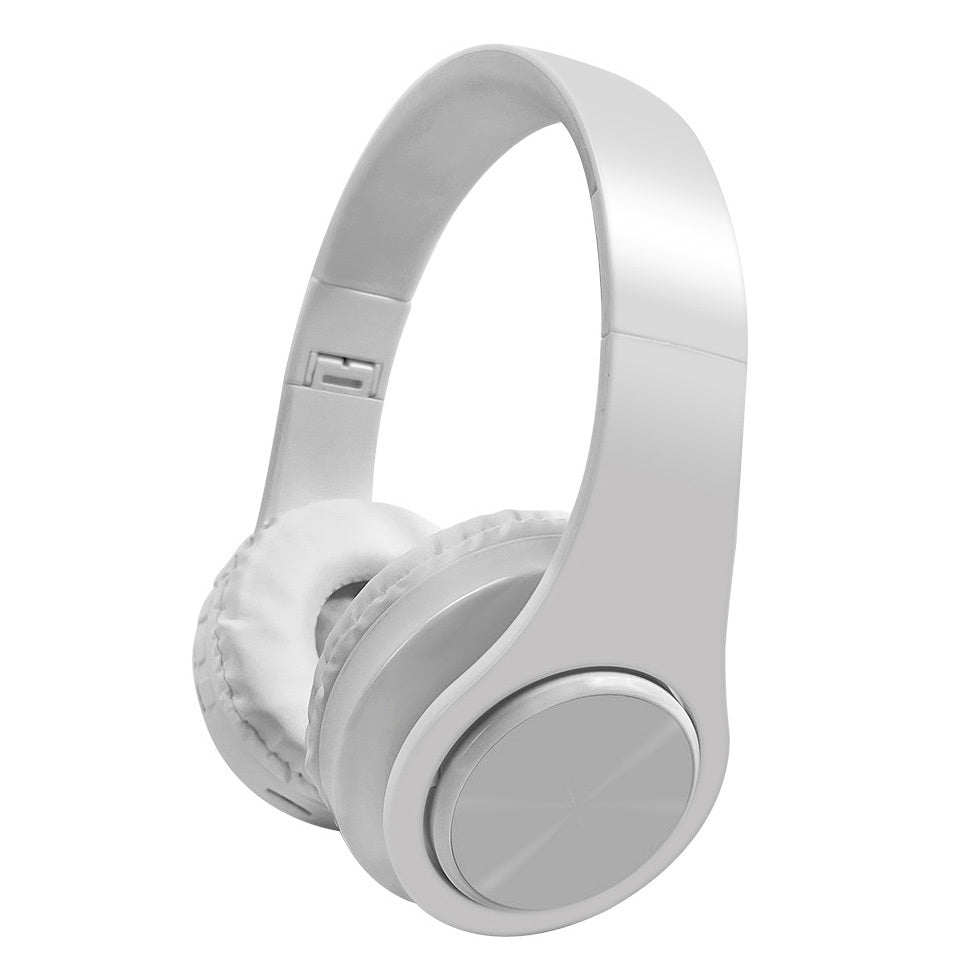 3D Stereo Noise Reduction Bluetooth Wireless Headphones White