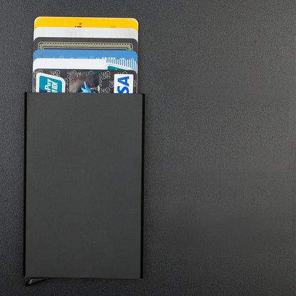 RFID Blocking Wallet Secure Card Holder Black