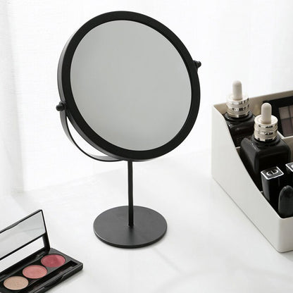 360-Degree Rotating Makeup Vanity Mirror for Perfect Beauty Routine Black