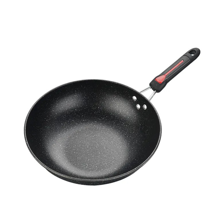 3 PC Non-Stick Stone Cookware Set Frying Pan Pot Kitchen Essentials