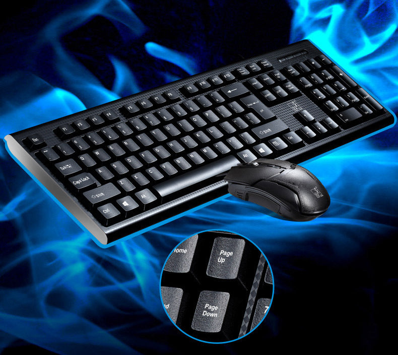 Ergonomic Office Wired Keyboard and Mouse Combo Set for Professional Use