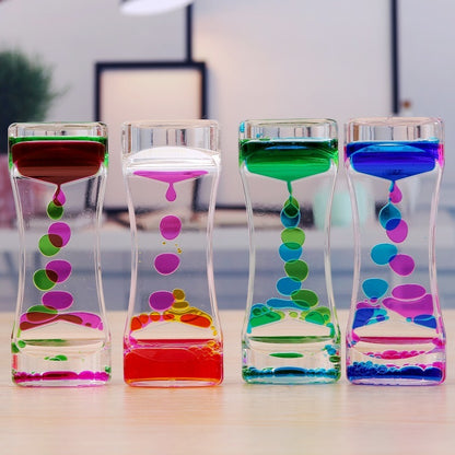 Mesmerizing Liquid Motion Bubbler Desk Timer for Stress Relief and Focus