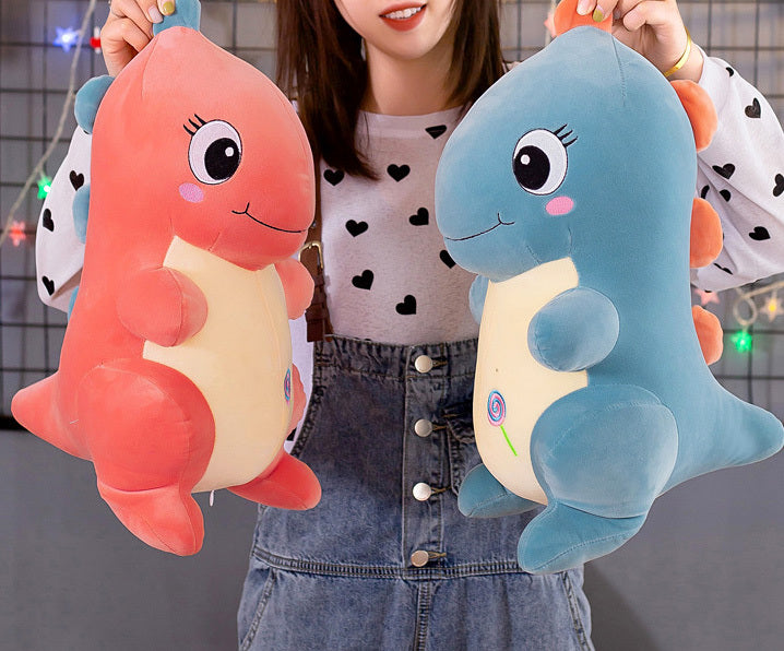 50cm Large Cute Dinosaur Plush Toy Pillow Pink