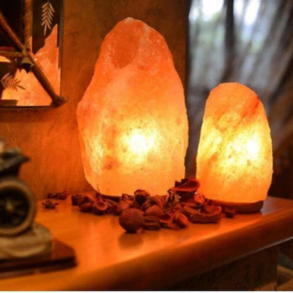 Natural Himalayan Salt Lamp Crystal Rock Night Light for Home Decor - (3-5kg)