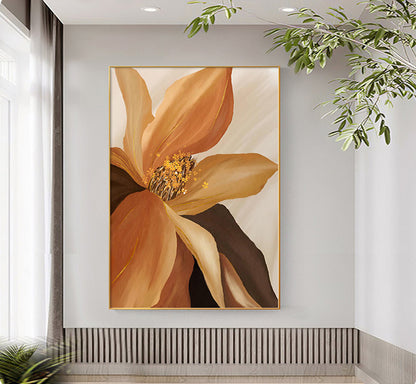 60cm x 80cm Elegant Floral Painting Framed Canvas Wall Art