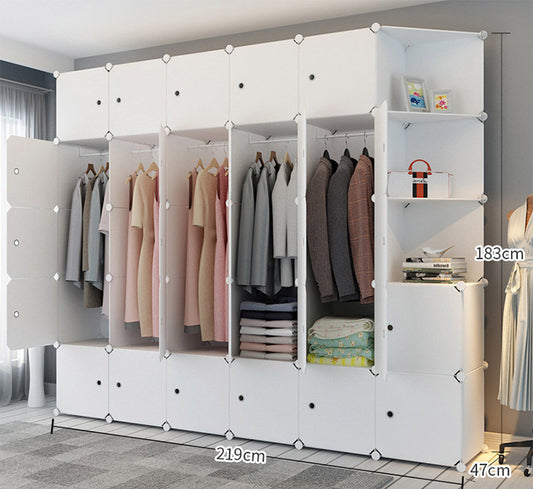 XXL DIY Cube Storage Wardrobe Organizer Cabinet