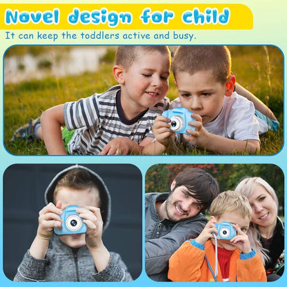 Kids HD Digital Camera Fun Photo and Video Toy Blue