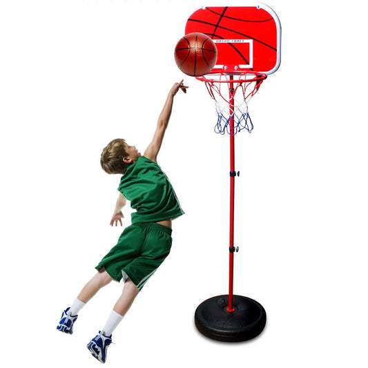 Adjustable Junior Basketball Hoop Set for Kids and Teens