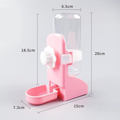 Automatic Pet Water Dispenser Station for Cats and Dogs Pink