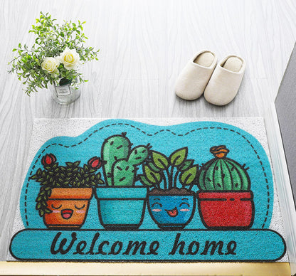 Super Absorbent Non-Slip Welcome Home Bath Mat for Plants