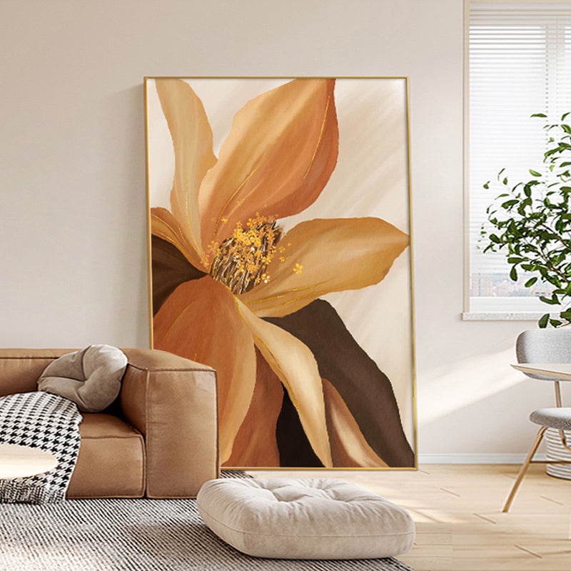 60cm x 80cm Elegant Floral Painting Framed Canvas Wall Art