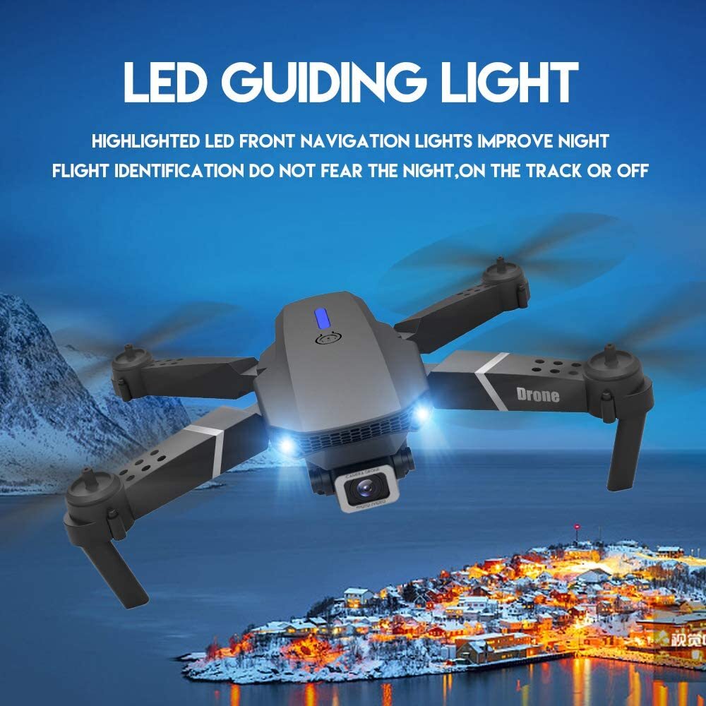 4K HD Dual Camera Wide-angle Quadcopter Drone with Dual Battery Remote Control