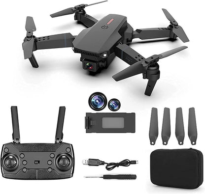 4K HD Dual Camera Wide-angle Quadcopter Drone with Dual Battery Remote Control