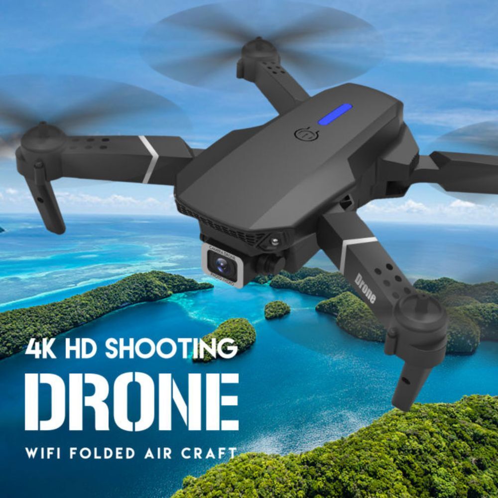 4K HD Dual Camera Wide-angle Quadcopter Drone with Dual Battery Remote Control