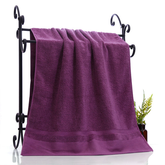 Luxury Soft Absorbent 100% Cotton Bath Towel Purple